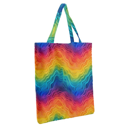 Lgbtq Rainbow Grocery Tote Bag