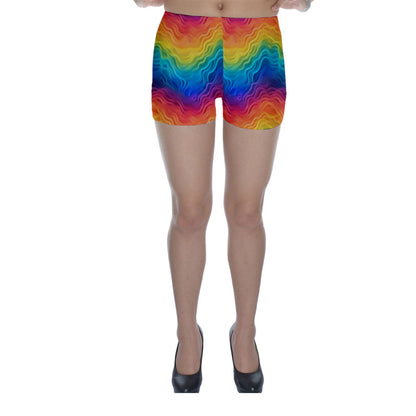 Lgbtq Rainbow Skinny Shorts