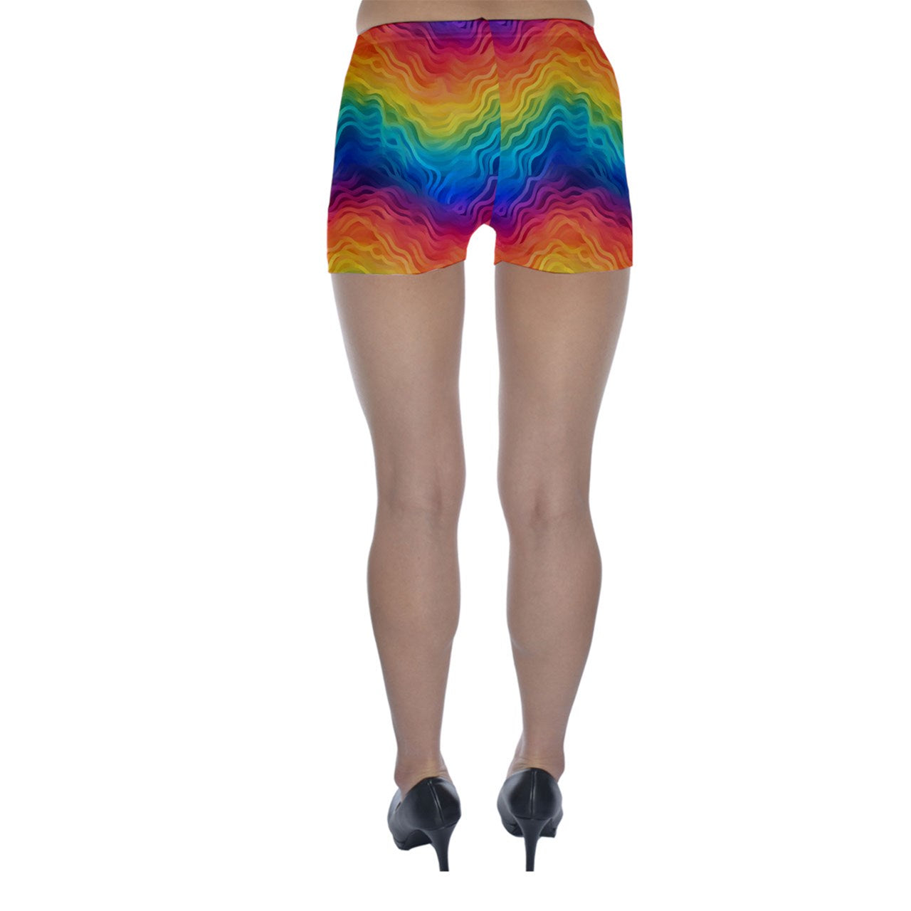 Lgbtq Rainbow Skinny Shorts