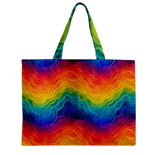 Lgbtq Rainbow Zipper Mini Tote Bag