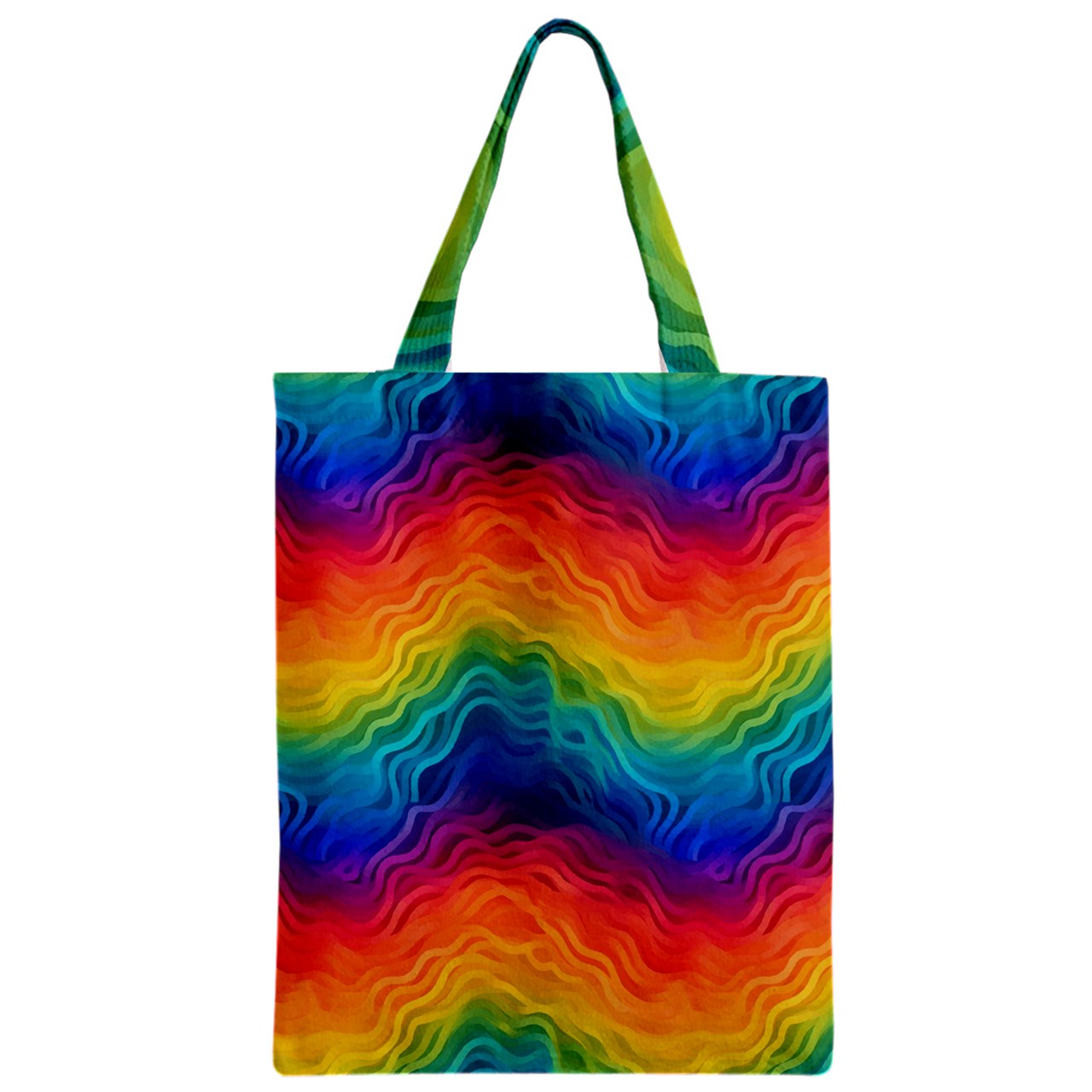 Lgbtq Rainbow Zipper Classic Tote Bag