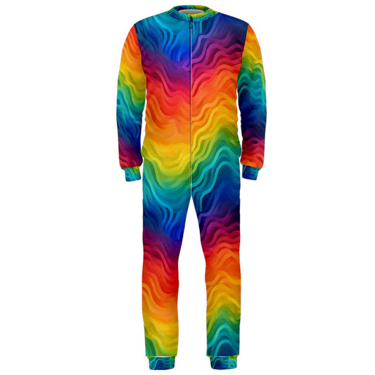 Lgbtq Rainbow OnePiece Jumpsuit (Men)