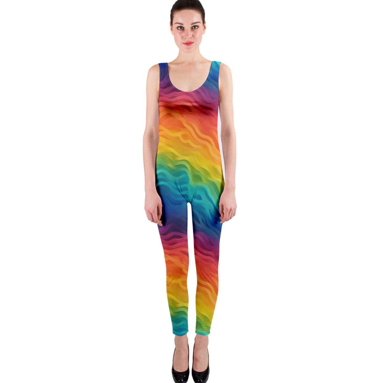 LGBTQ Rainbow One Piece Catsuit