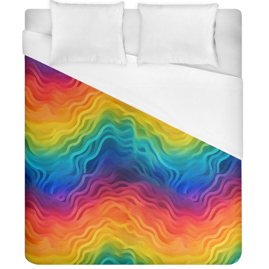 Lgbtq Rainbow Duvet Cover (California King Size)