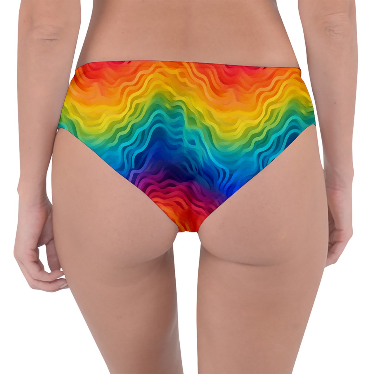 Lgbtq Rainbow Reversible Classic Bikini Bottoms