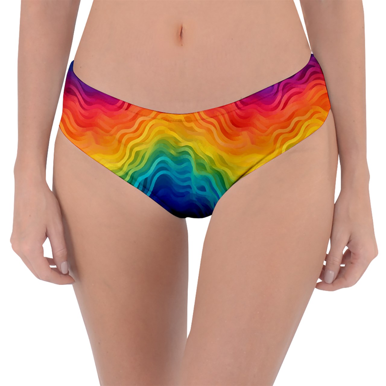 Lgbtq Rainbow Reversible Classic Bikini Bottoms