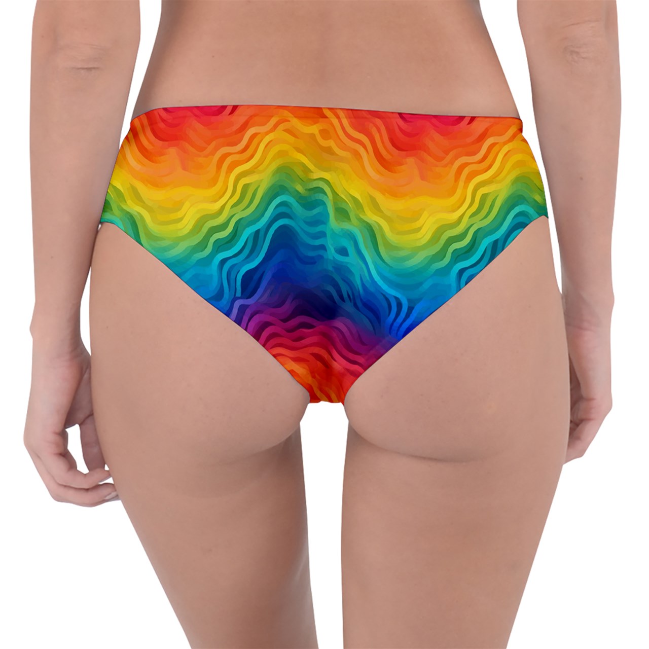 Lgbtq Rainbow Reversible Classic Bikini Bottoms