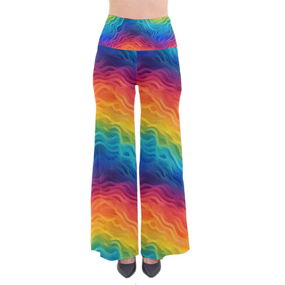 LGBTQ Rainbow So Vintage Palazzo Pants