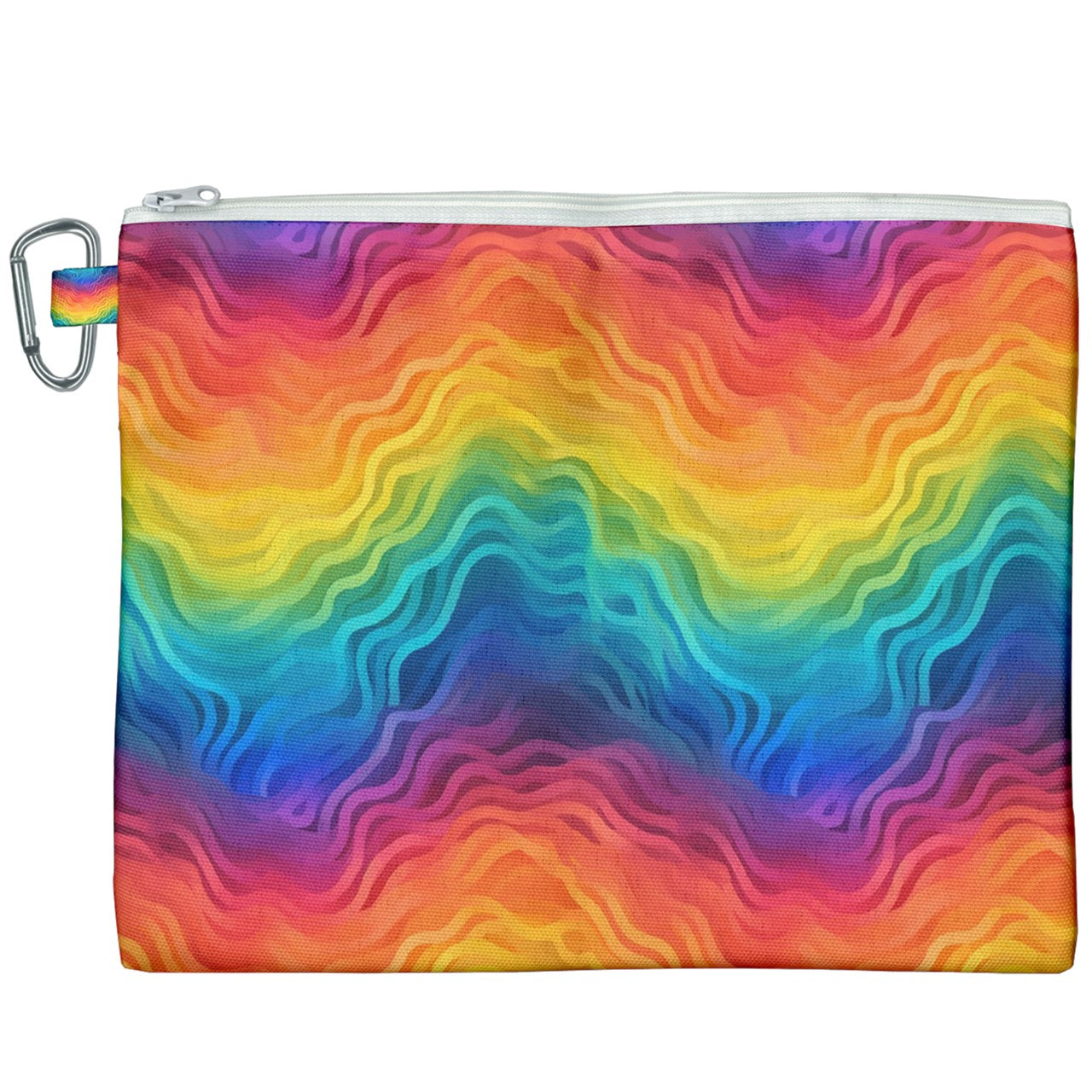 Lgbtq Rainbow Canvas Cosmetic Bag (XXXL)