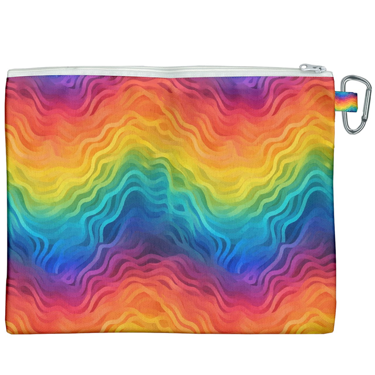 Lgbtq Rainbow Canvas Cosmetic Bag (XXXL)