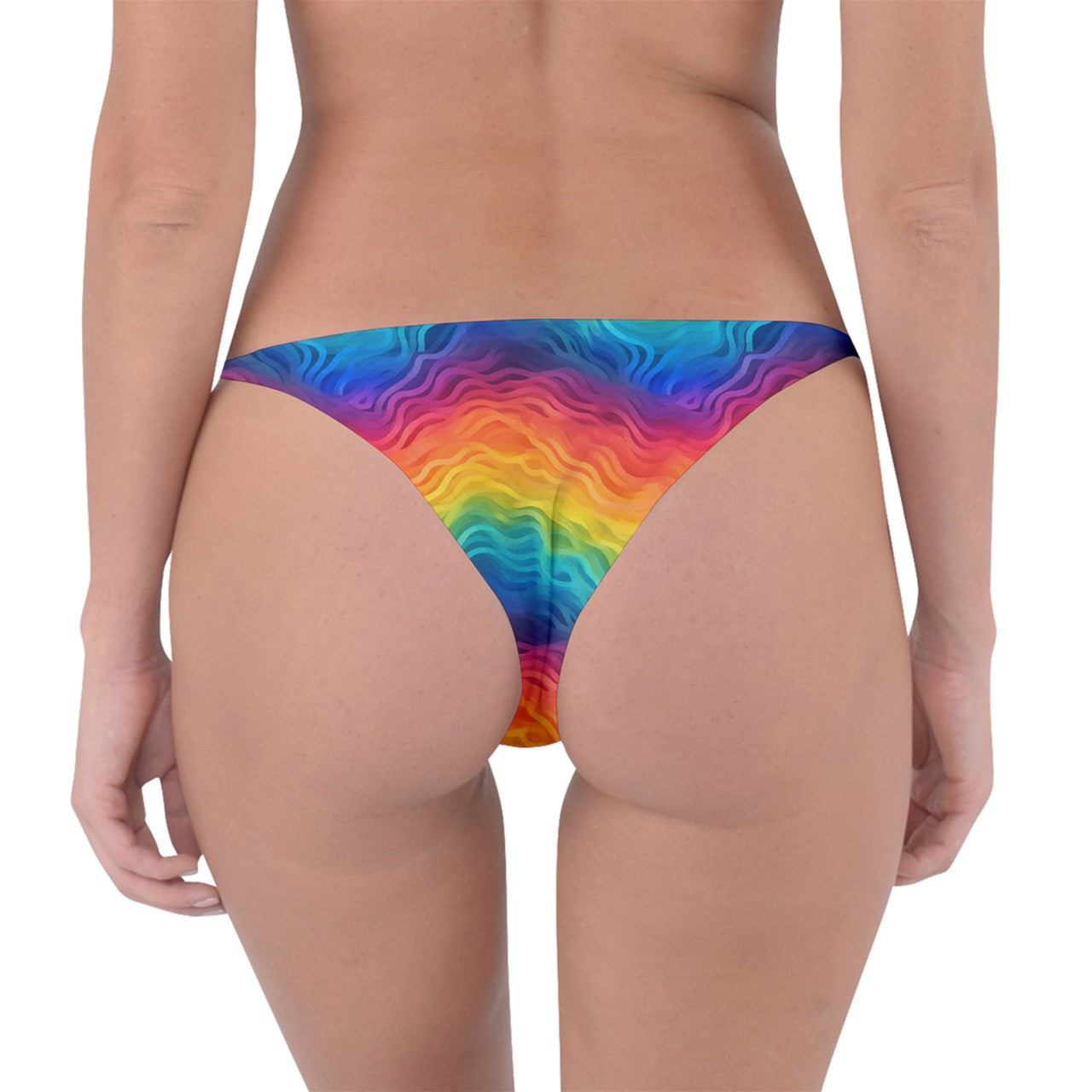 LGBTQ Rainbow Pride Reversible Bikini Bottoms