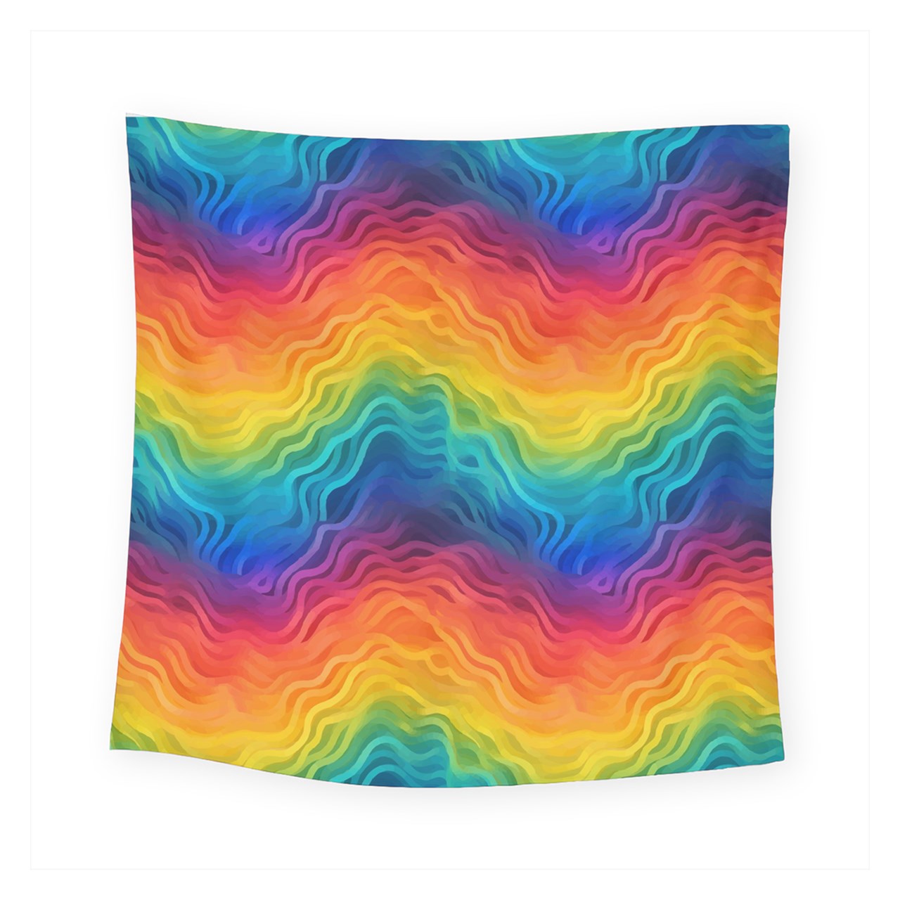 LGBTQ Rainbow Pride Square Tapestry (Small)