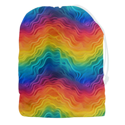 LGBTQ Rainbow Pride Drawstring Pouch (3XL)