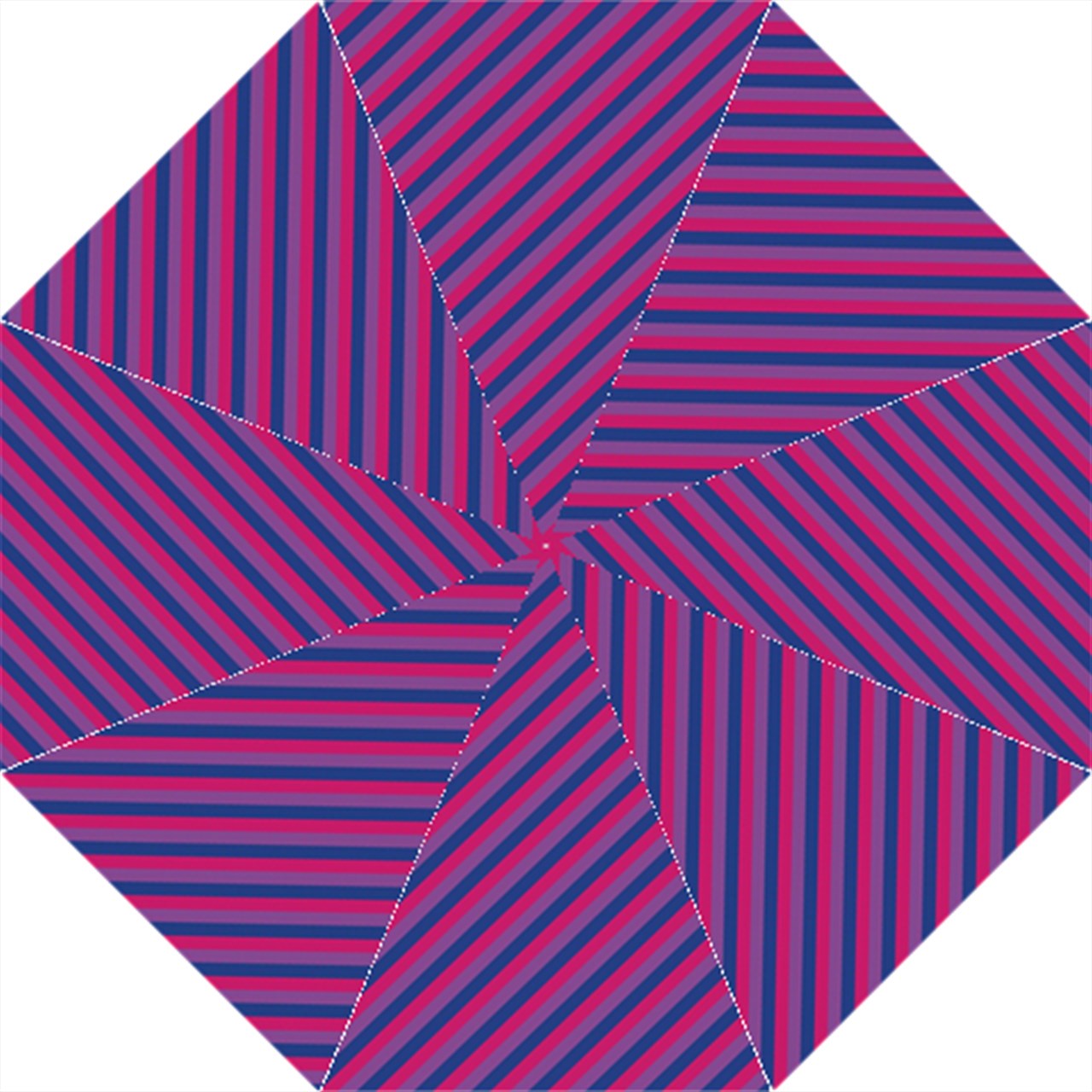 Bisexual Flag Straight Umbrella