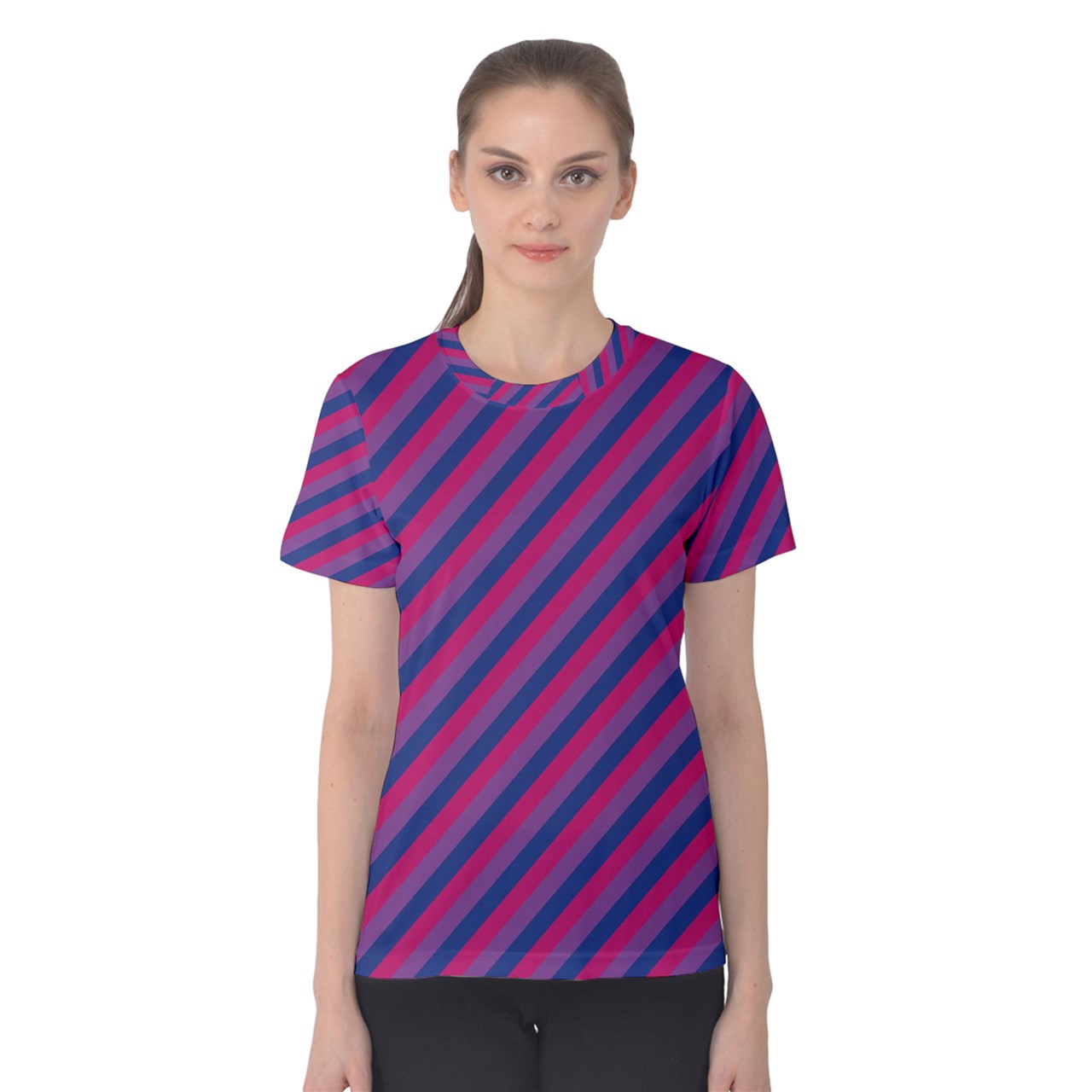 Bisexual Flag Women's Cotton Tee 5XL