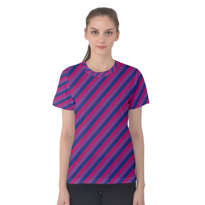 Bisexual Flag Women's Cotton Tee 5XL