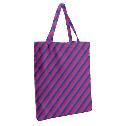 Bisexual Flag Grocery Tote Bag