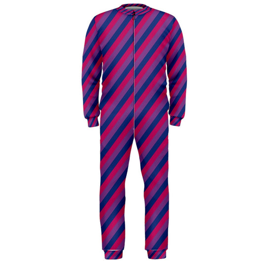 Bisexual Flag OnePiece Jumpsuit (Men) 3XL