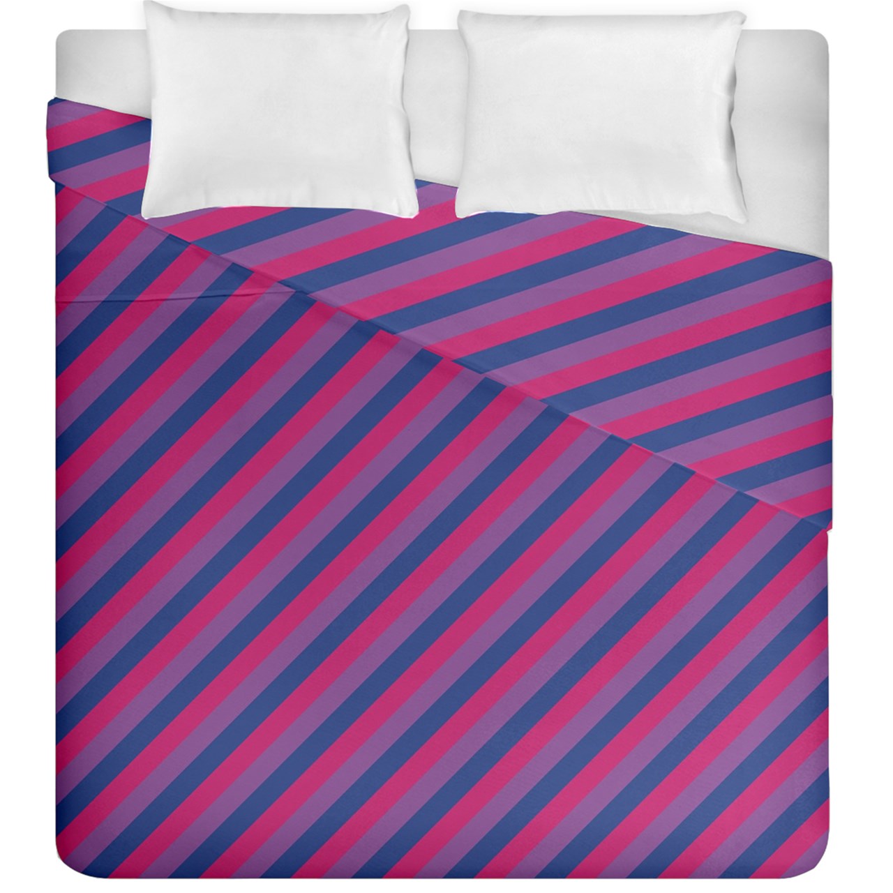 Bisexual Flag Duvet Cover Double Side (King Size)