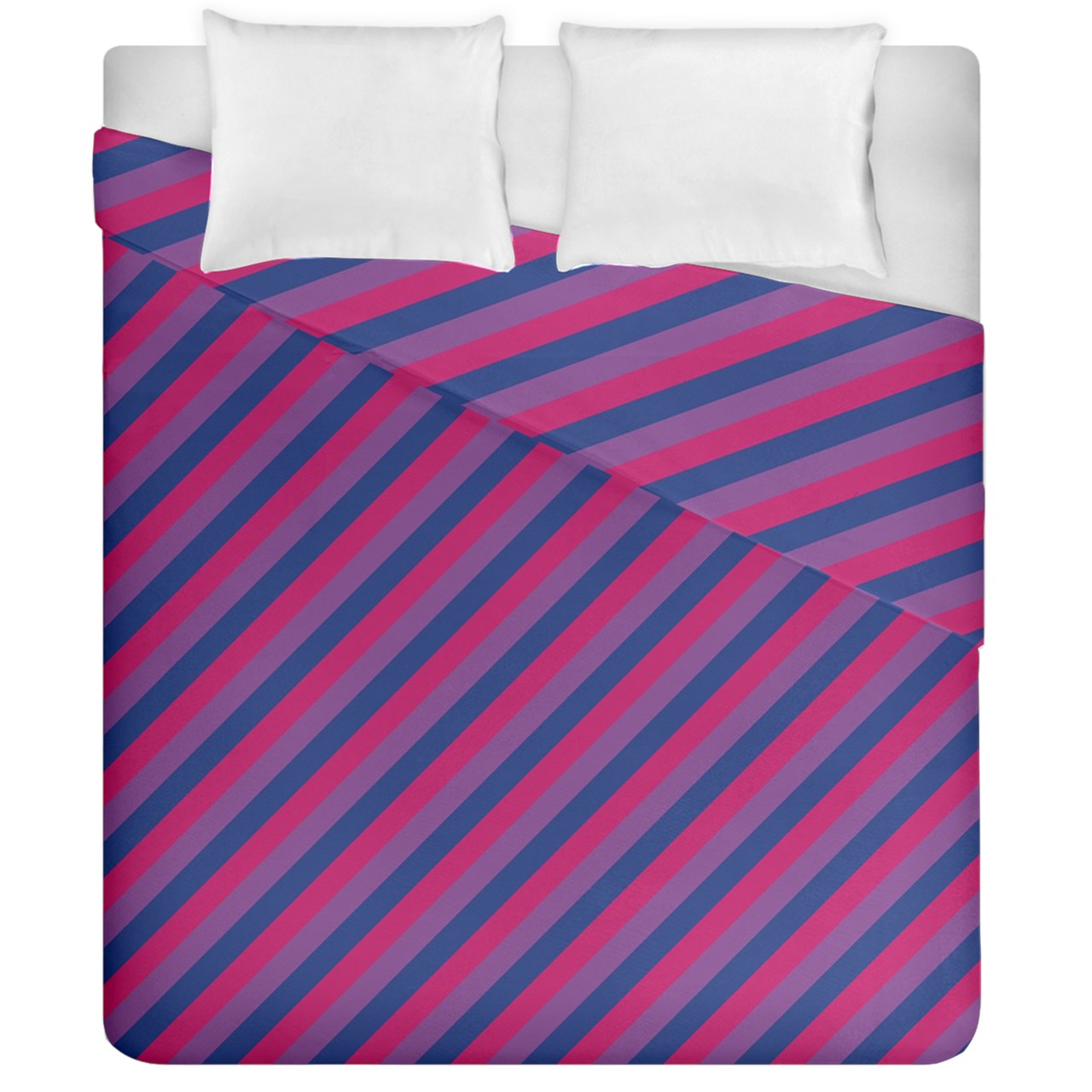 Bisexual Flag Duvet Cover Double Side (California King Size)