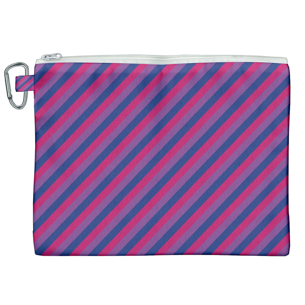 Bisexual Flag Canvas Cosmetic Bag (XXL)