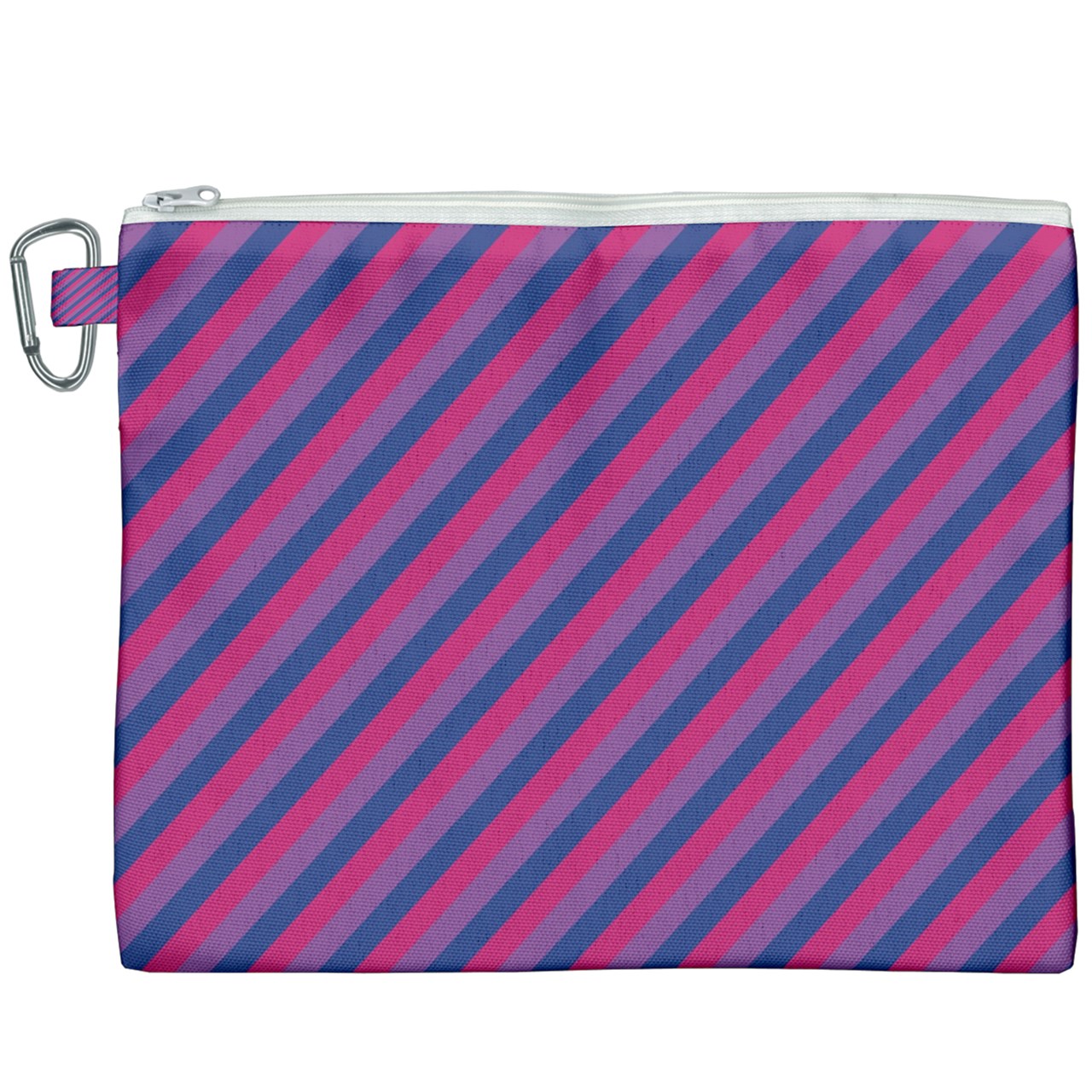 Bisexual Flag Canvas Cosmetic Bag (XXXL)