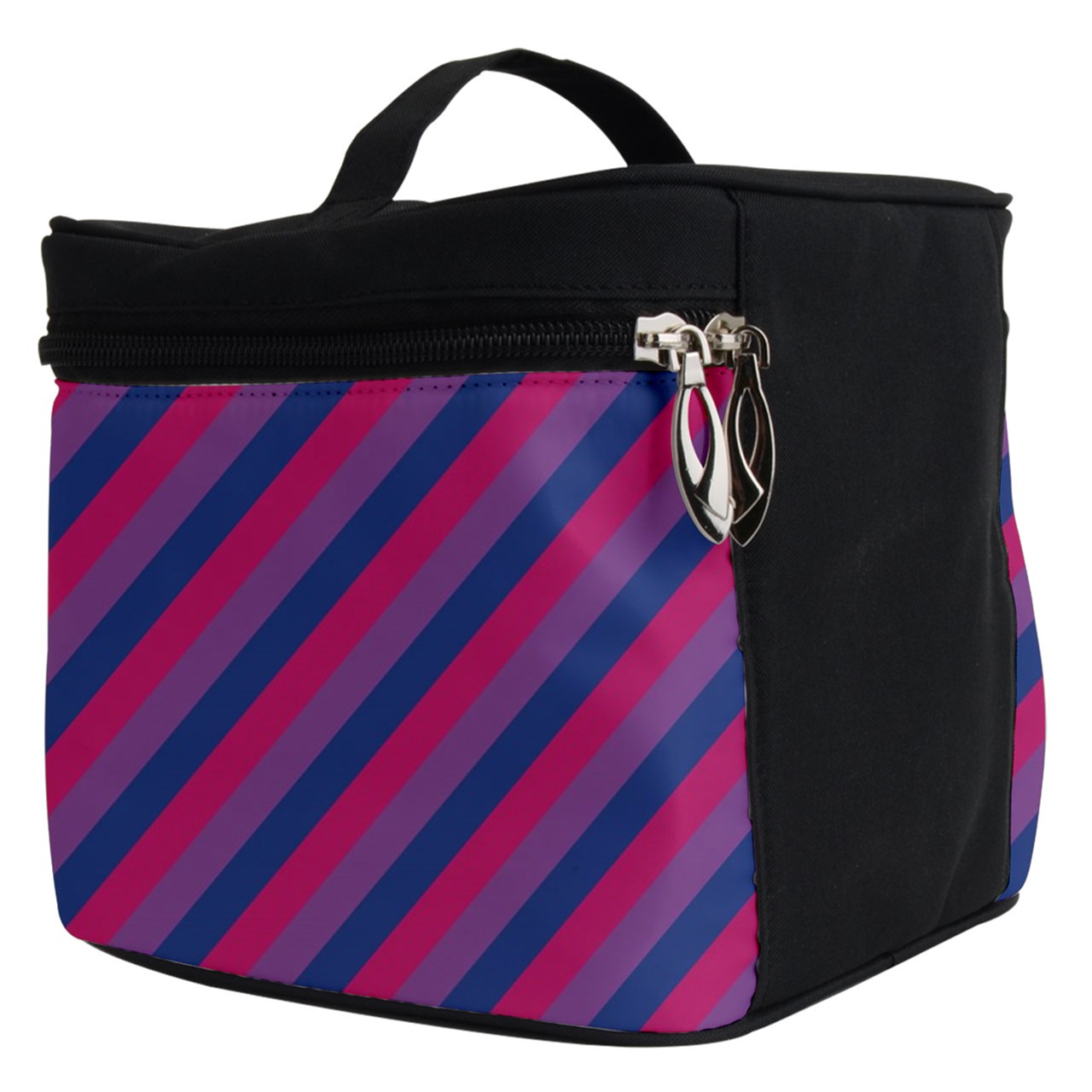 Bisexual Flag Make Up Travel Bag (Small)