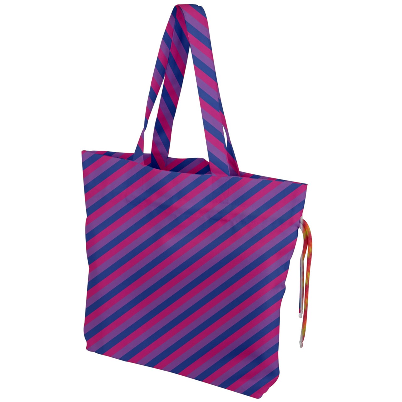 Bisexual Flag Drawstring Tote Bag