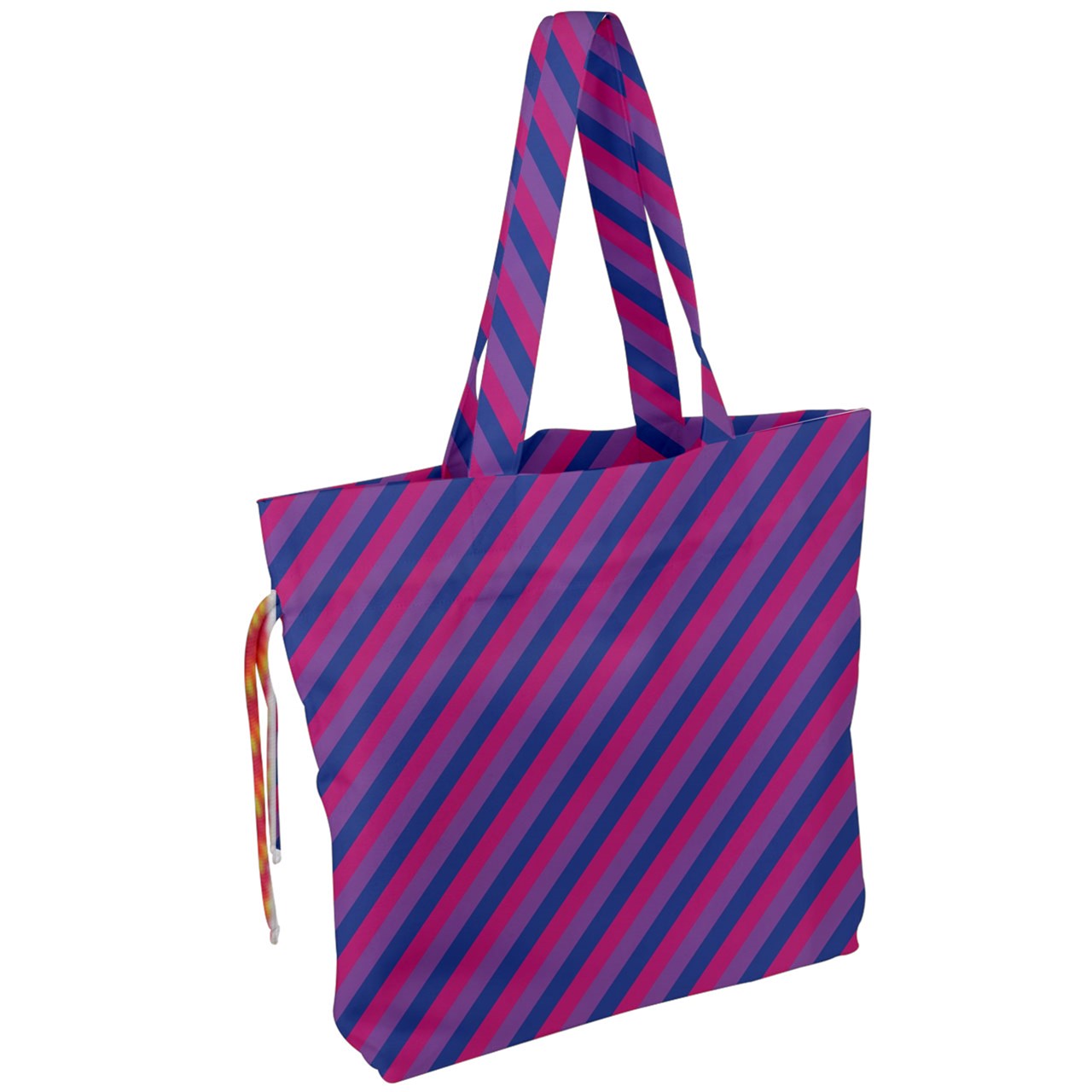 Bisexual Flag Drawstring Tote Bag