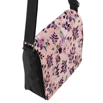 Sangria Flap Closure Messenger Bag (S)