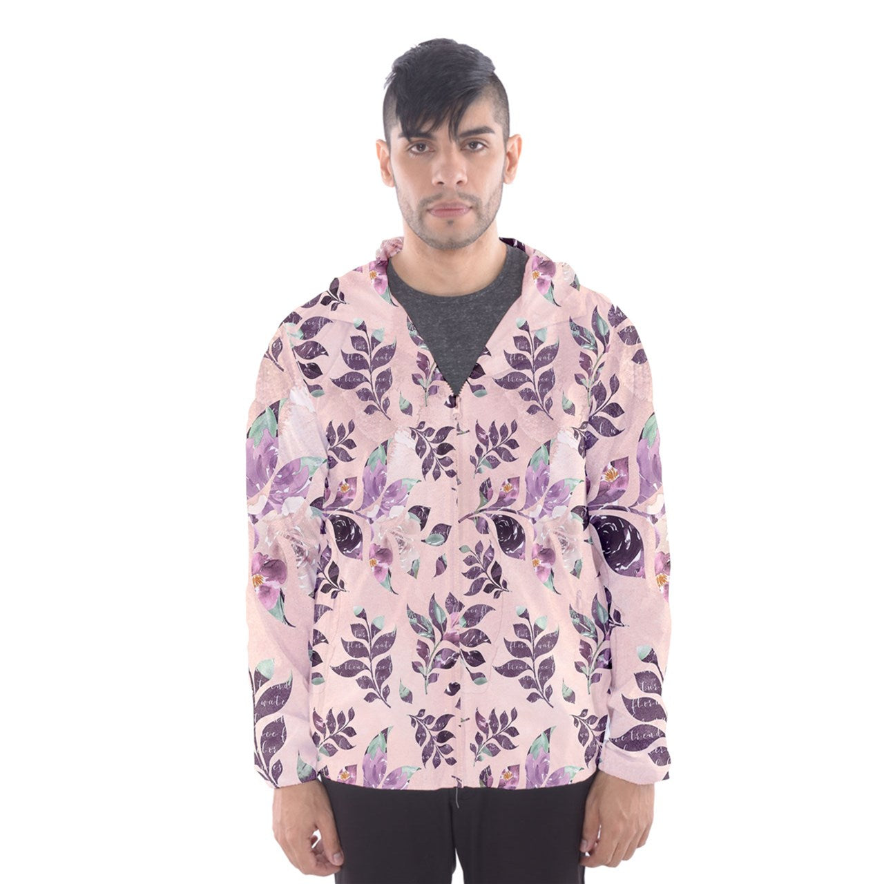 Sangria Men's Hooded Windbreaker