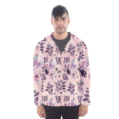 Sangria Men's Hooded Windbreaker