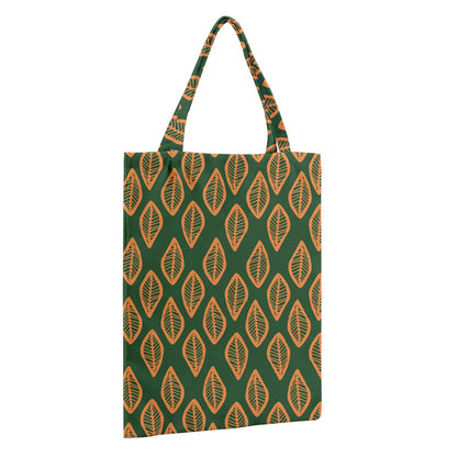 African | Ethnic | Mudcloth | #16 Green and Orange Classic Tote Bag