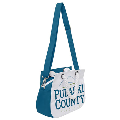 Pulaski County Logo Rope Handles Shoulder Strap Bag