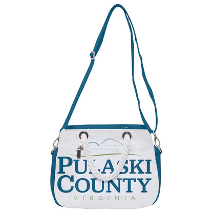 Pulaski County Logo Rope Handles Shoulder Strap Bag