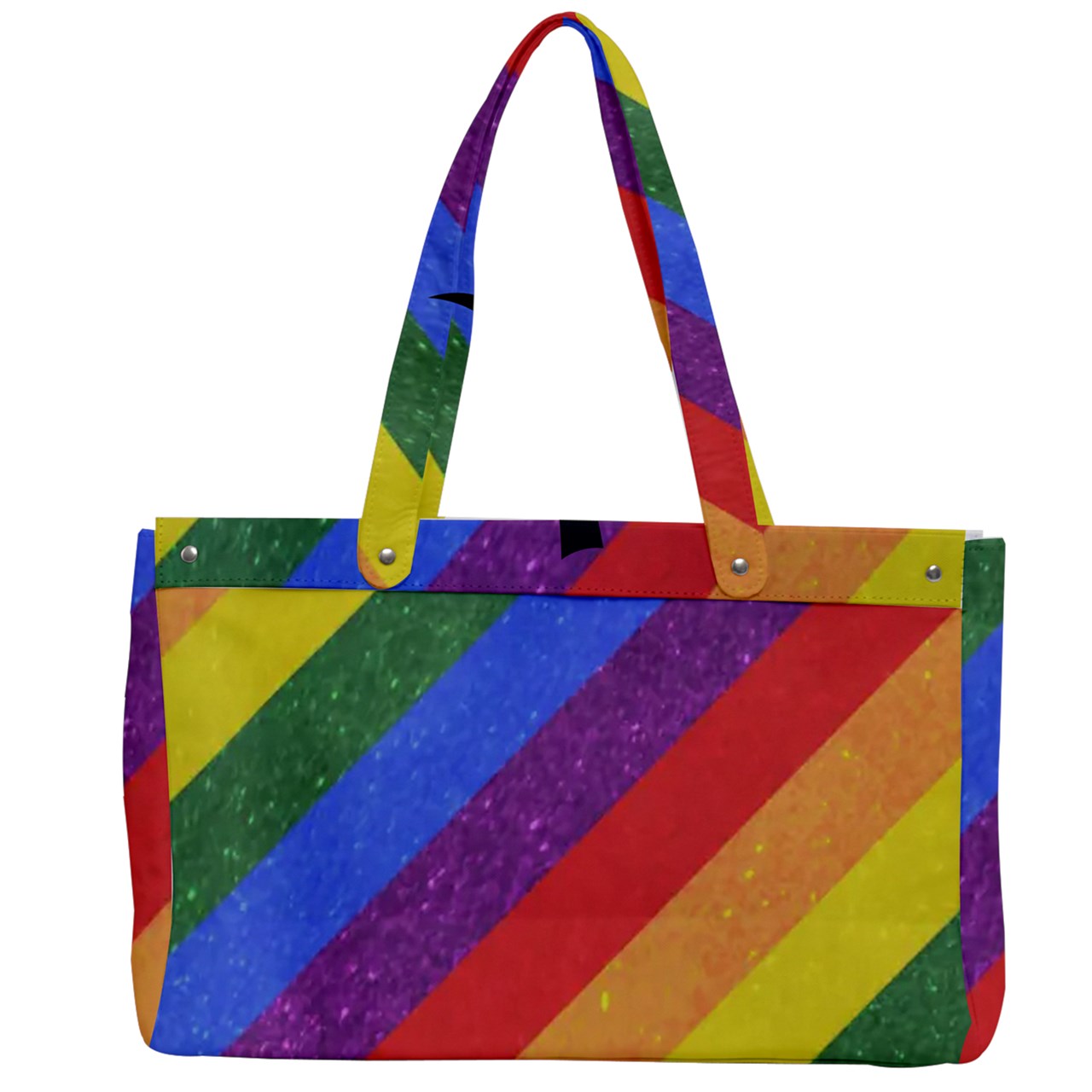 Rainbow Canvas Work Bag