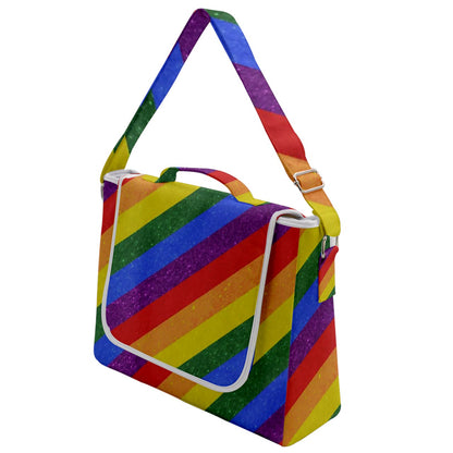 Rainbow Box Up Messenger Bag