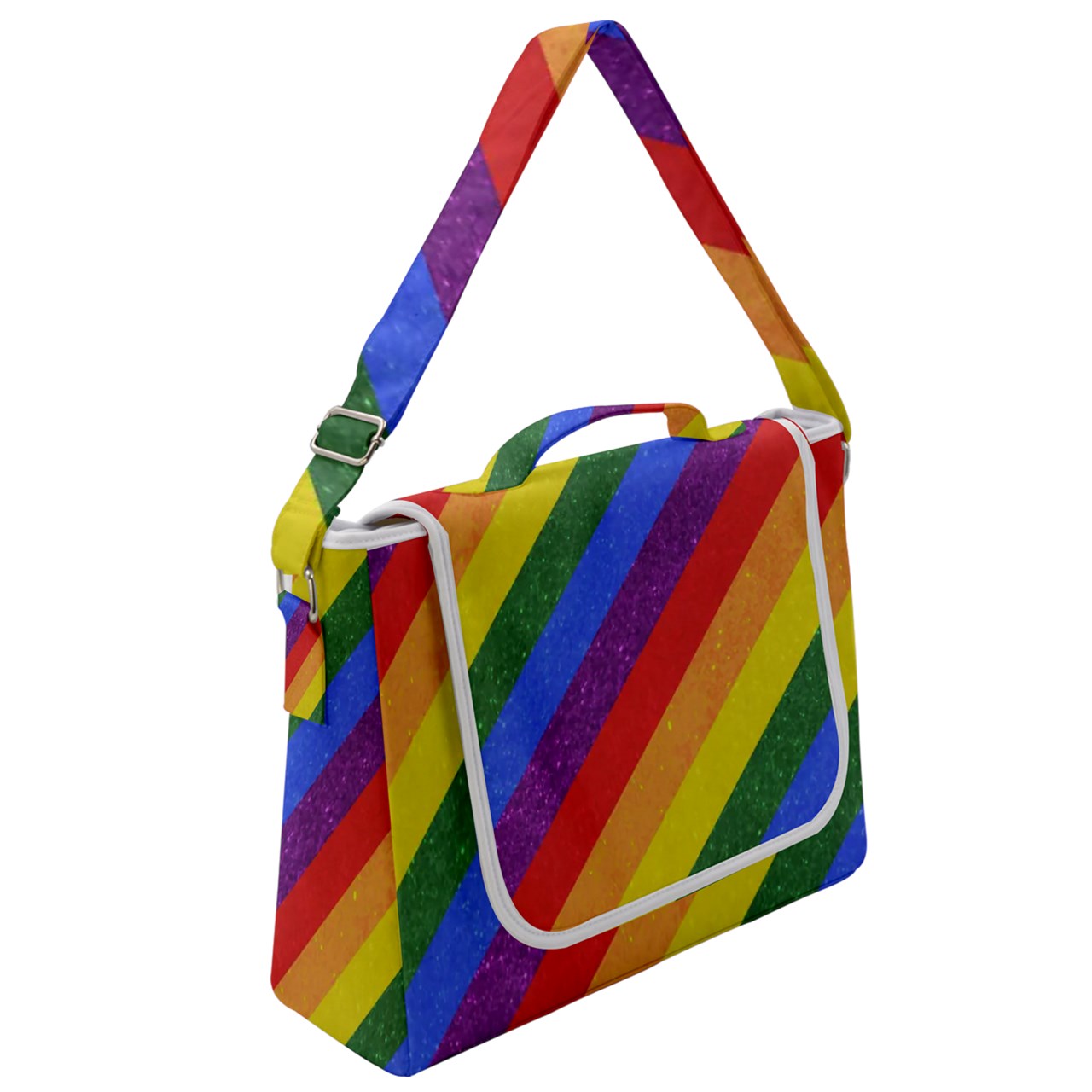 Rainbow Box Up Messenger Bag