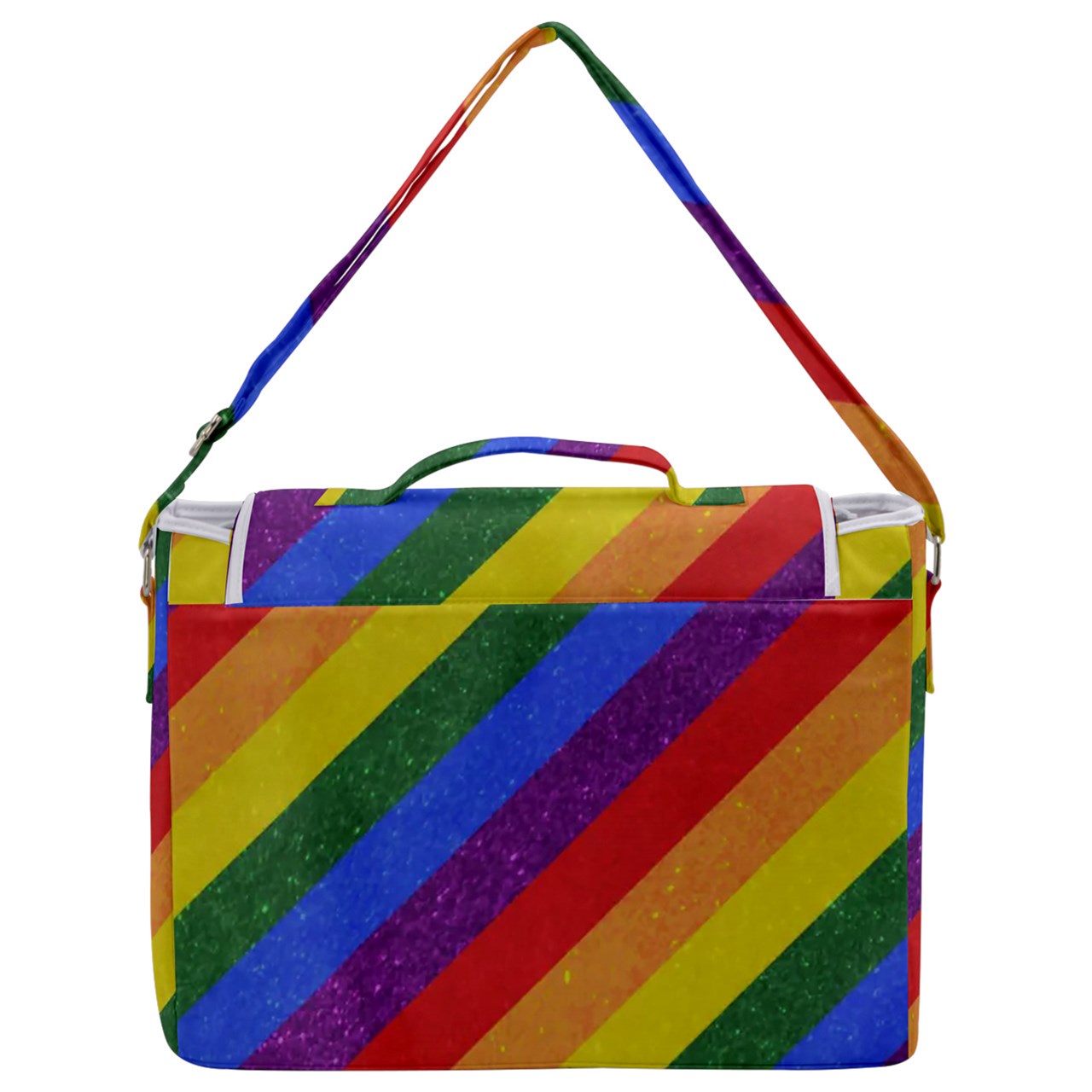 Rainbow Box Up Messenger Bag