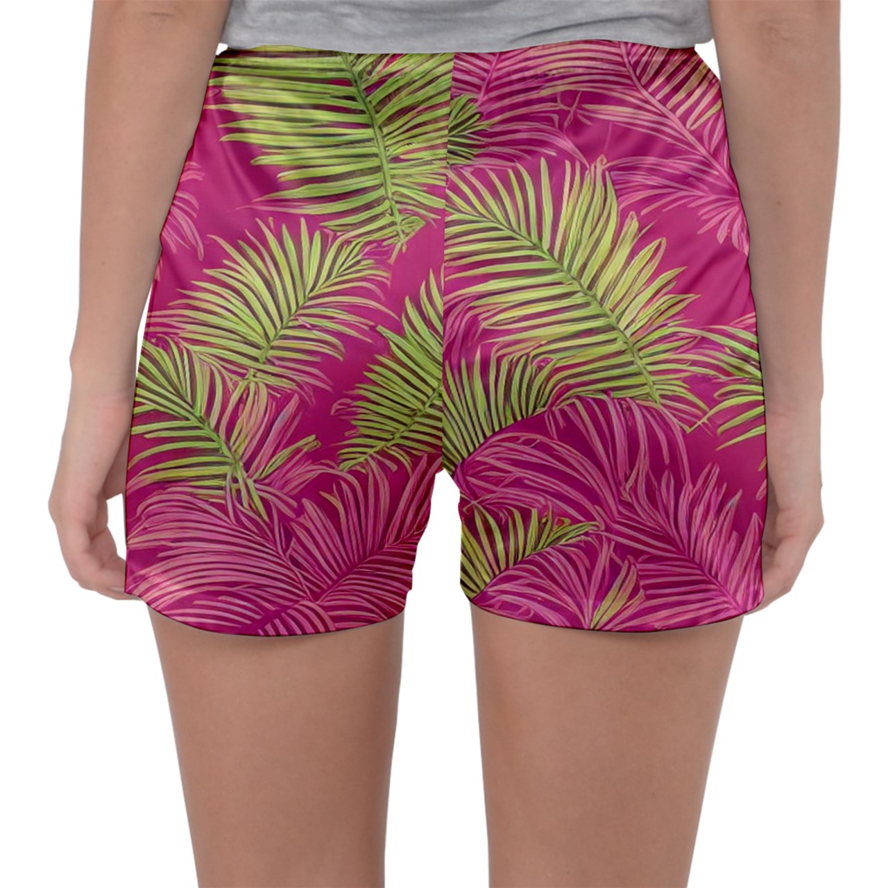 Sago Palms Women's Satin Sleepwear Shorts