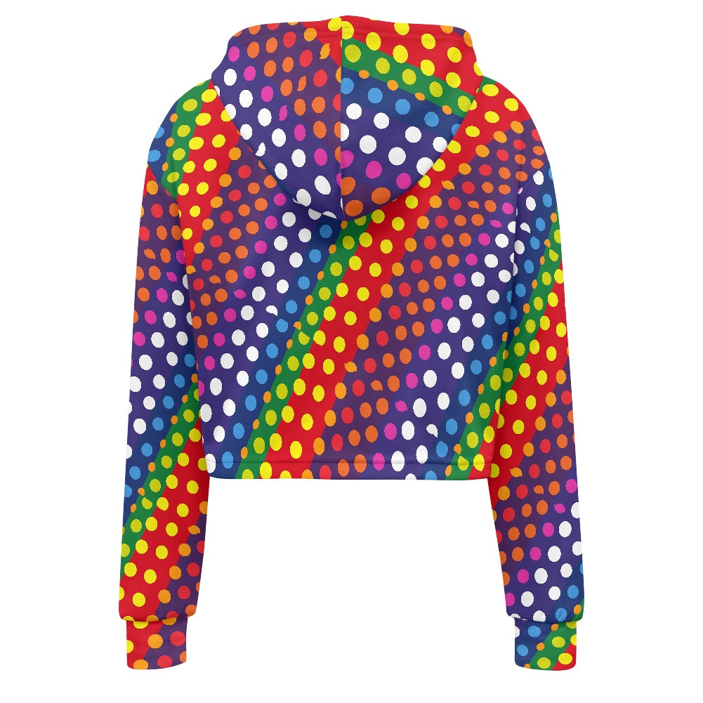 Women's midriff-baring sweatshirt
