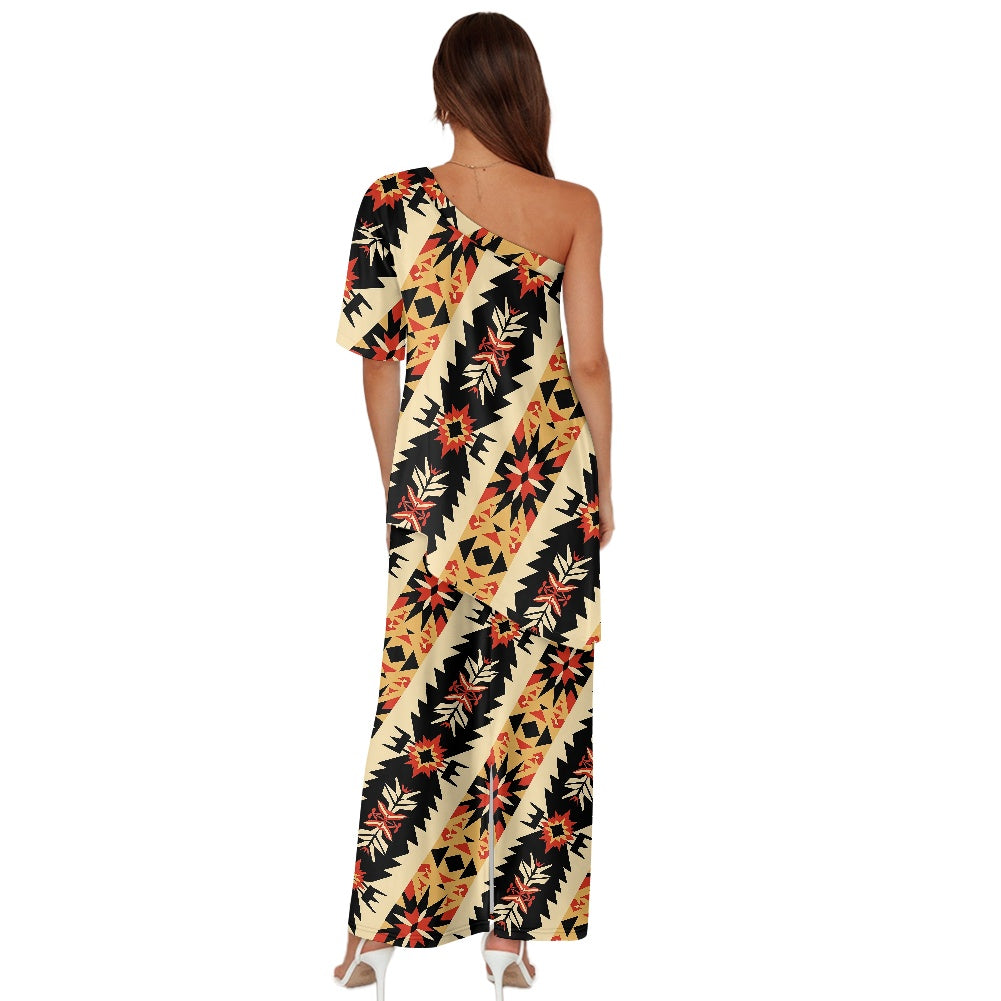 Elegant Off-Shoulder Two-Piece Dress for Women