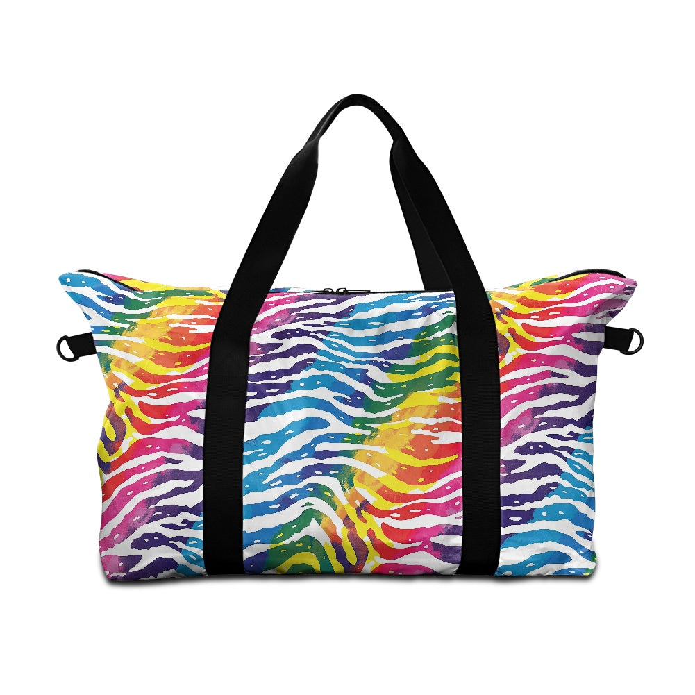 Animal Stripes pattern Lightweight luggage white ONESIZE