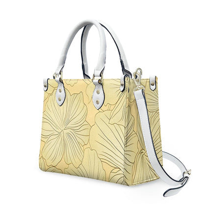 Women's PU leather twill handbag