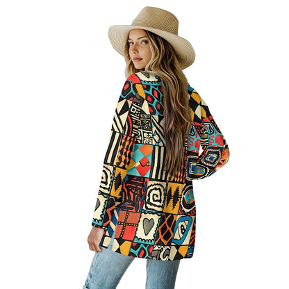 Long-sleeved cardigan jacket