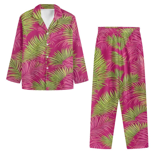 Turn down neck pajamas set for woman white