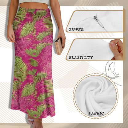 High Waist Long Skirt for Women