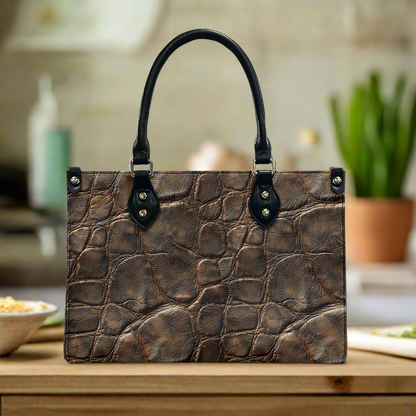 The Voyager Tote - Durable and stylish, perfect for adventurers. Women's PU Leather Twill Handbag