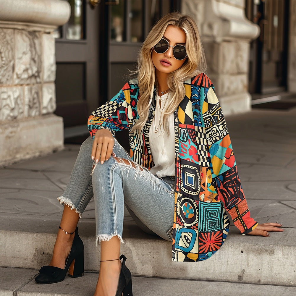 Long-sleeved cardigan jacket