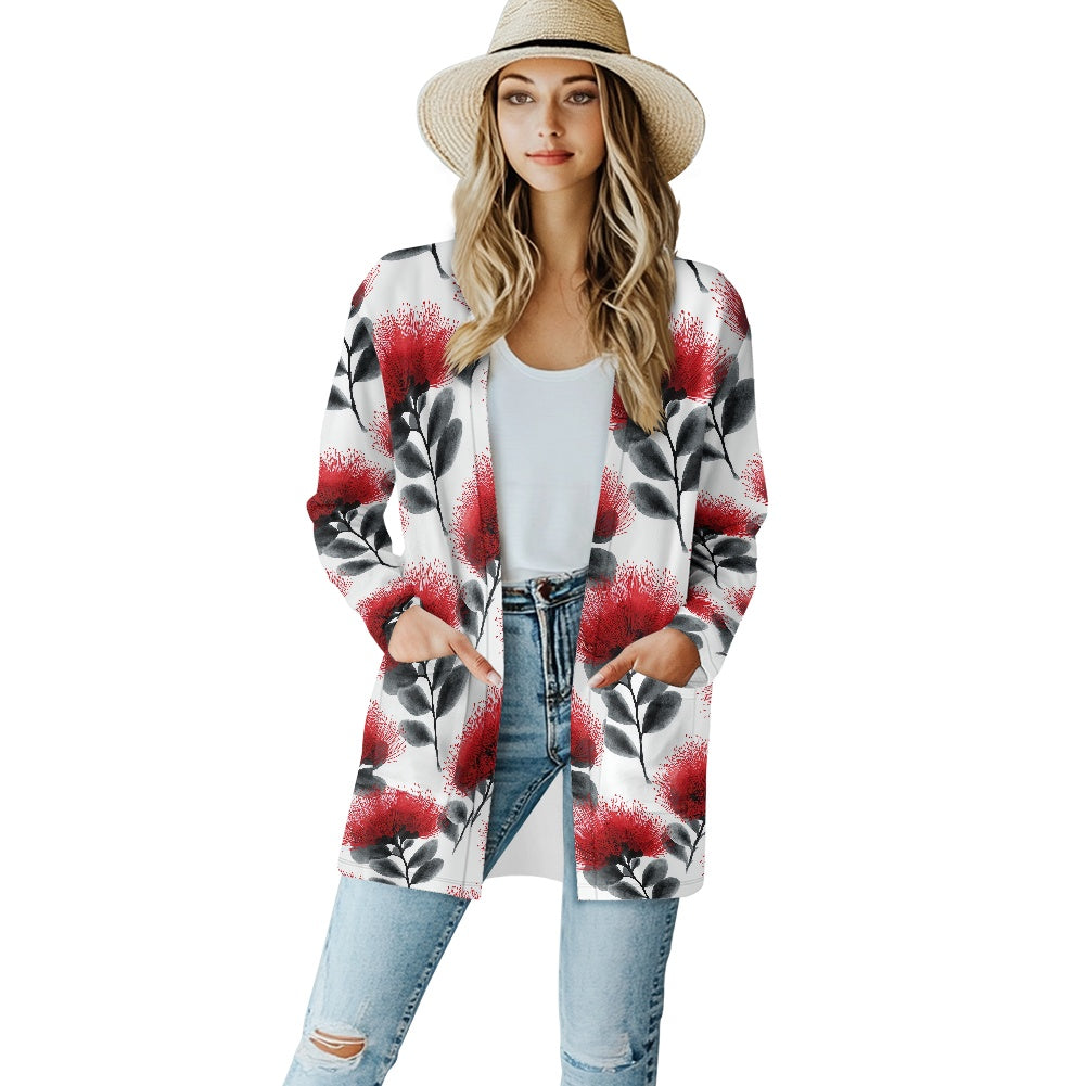 Long-sleeved cardigan jacket